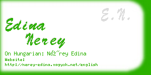 edina nerey business card